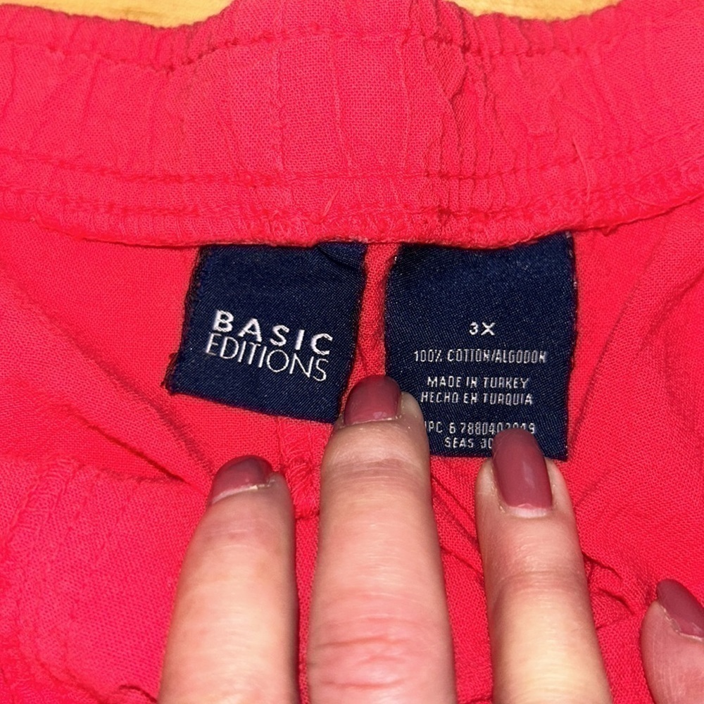 Basic Editions Drawstring Capri Pants – New With … - image 6